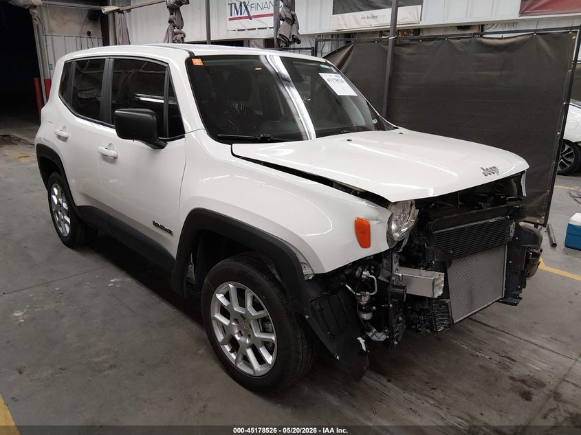 2023 Jeep Renegade VIN ZACNJDB11PPP13054 IAAI salvage auction — FRONT END, Salvage (Arizona), sold $225 on 2026-07-28 (photo 1)