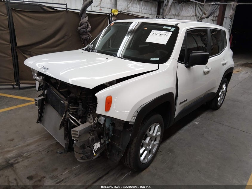 2023 Jeep Renegade VIN ZACNJDB11PPP13054 IAAI salvage auction — FRONT END, Salvage (Arizona), sold $225 on 2026-07-28 (photo 2)