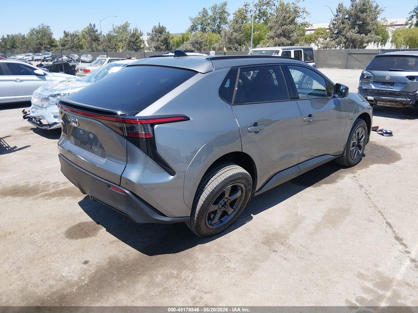 2026 Toyota Bz4x VIN JTMBCAEB3TA008933 IAAI salvage auction — LEFT SIDE, Salvage (California), sold $11,900 on 2026-07-27 (photo 4)