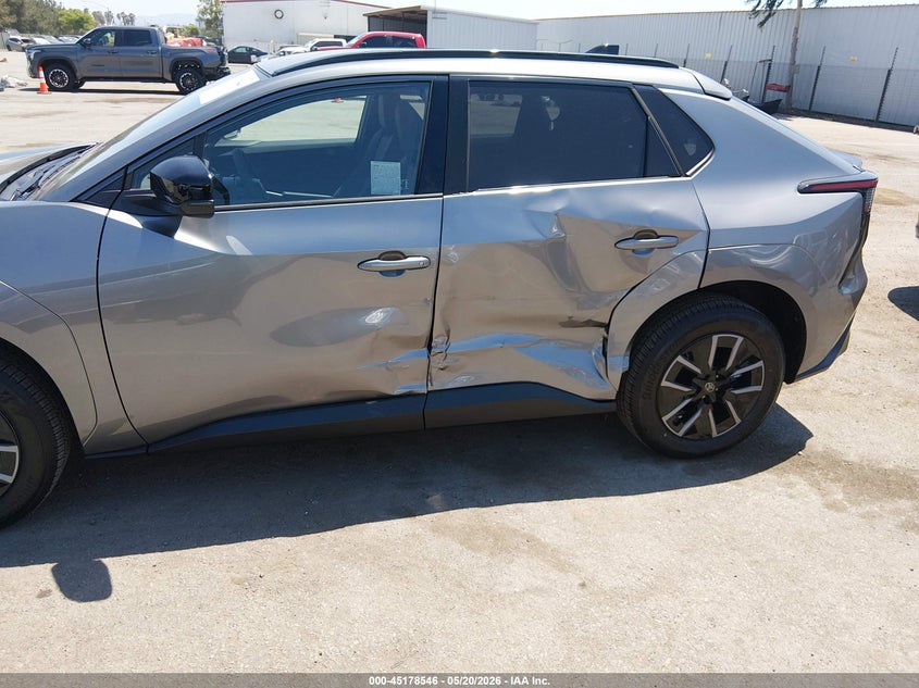 2026 Toyota Bz4x VIN JTMBCAEB3TA008933 IAAI salvage auction — LEFT SIDE, Salvage (California), sold $11,900 on 2026-07-27 (photo 6)