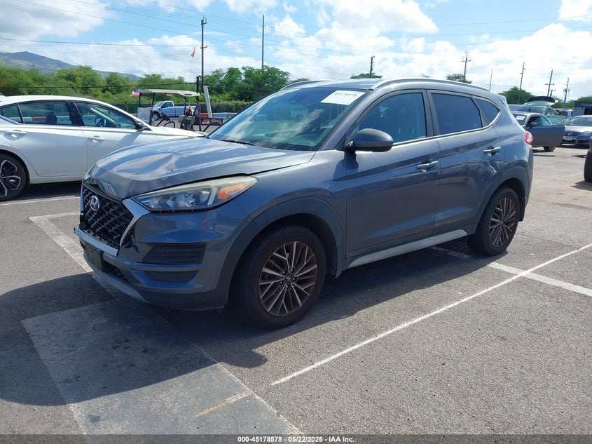 2019 Hyundai Tucson VIN KM8J33AL0KU972162 IAAI salvage auction — FRONT END, Bill Of Sale (Hawaii), sold $825 on 2026-07-14 (photo 2)