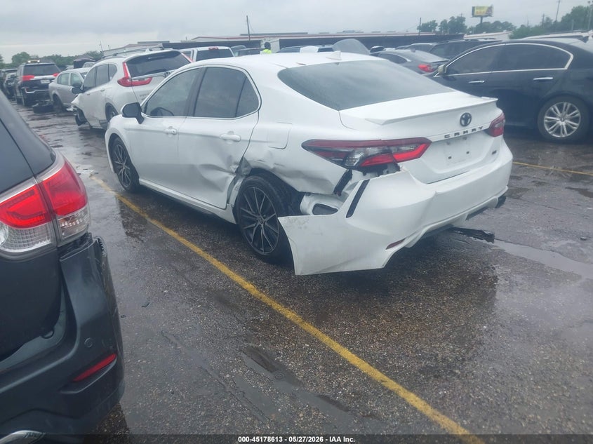 2023 Toyota Camry VIN 4T1G11AK9PU817869 IAAI salvage auction — LEFT REAR, Salvage Title, sold $8,100 on 2026-07-22 (photo 3)