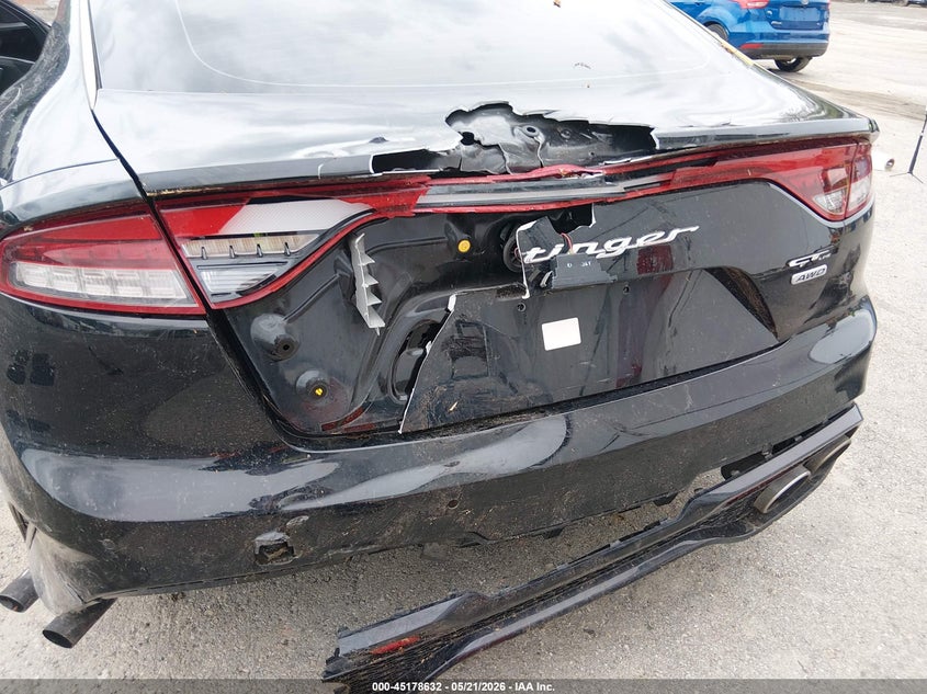 2022 Kia Stinger VIN KNAE35LD3N6102807 IAAI salvage auction — FRONT & REAR, Salvage (Pennsylvania), sold $5,500 on 2026-07-08 (photo 6)