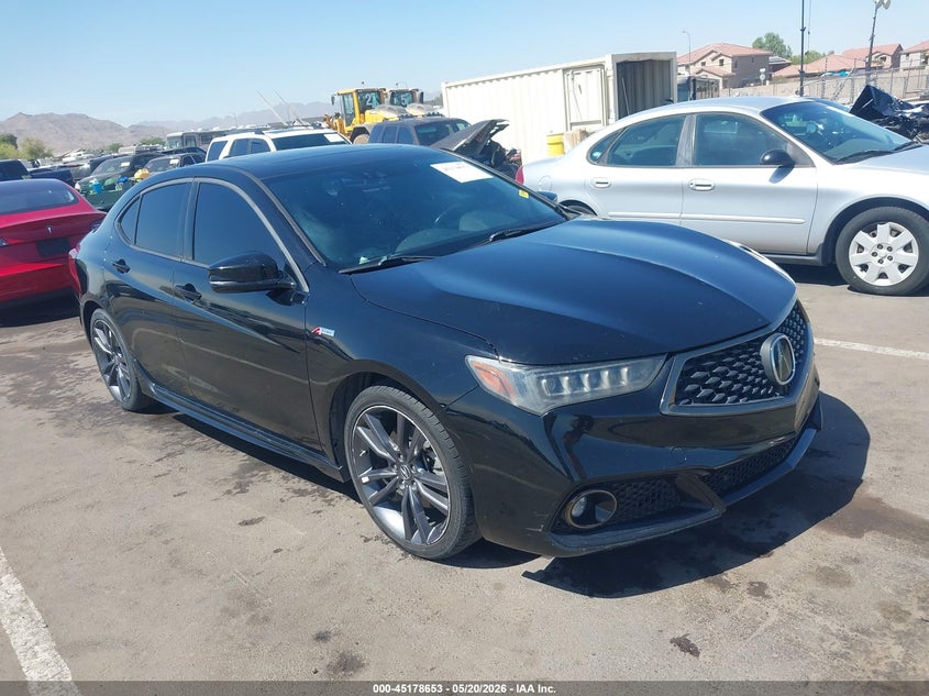 2018 Acura Tlx VIN 19UUB2F61JA007815 IAAI salvage auction — LEFT FRONT, Salvage (Arizona), sold $4,950 on 2026-07-25 (photo 1)
