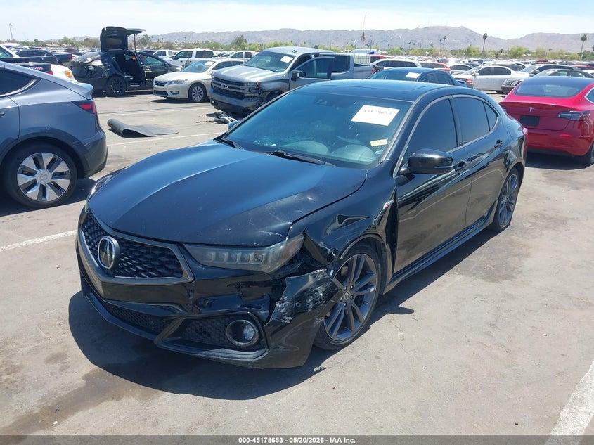 2018 Acura Tlx VIN 19UUB2F61JA007815 IAAI salvage auction — LEFT FRONT, Salvage (Arizona), sold $4,950 on 2026-07-25 (photo 2)