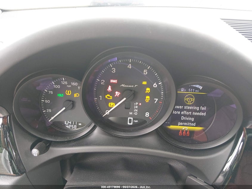 2025 Porsche Macan VIN WP1AA2A54SLB09231 IAAI salvage auction — REAR END, Salvage Title, sold $32,975 on 2026-07-15 (photo 7)