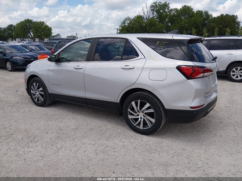 2022 Chevrolet Equinox VIN 3GNAXKEV6NL198116 IAAI salvage auction — HAIL, Salvage Title, sold $7,050 on 2026-07-27 (photo 3)