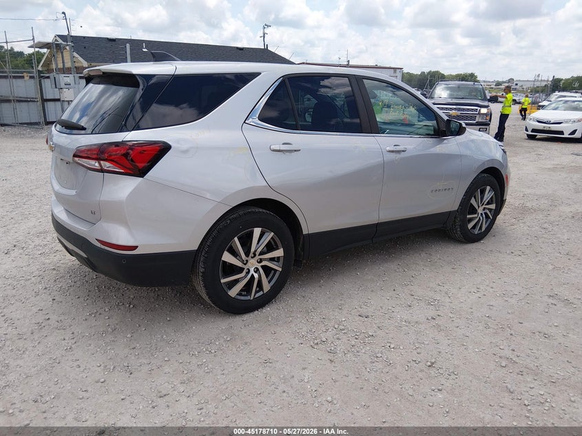 2022 Chevrolet Equinox VIN 3GNAXKEV6NL198116 IAAI salvage auction — HAIL, Salvage Title, sold $7,050 on 2026-07-27 (photo 4)