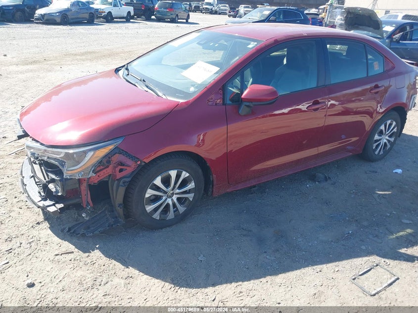 2022 Toyota Corolla VIN JTDEAMDE4NJ040177 IAAI salvage auction — FRONT & REAR, Salvage Title, sold $5,500 on 2026-07-17 (photo 2)