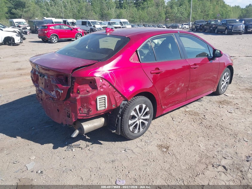 2022 Toyota Corolla VIN JTDEAMDE4NJ040177 IAAI salvage auction — FRONT & REAR, Salvage Title, sold $5,500 on 2026-07-17 (photo 4)