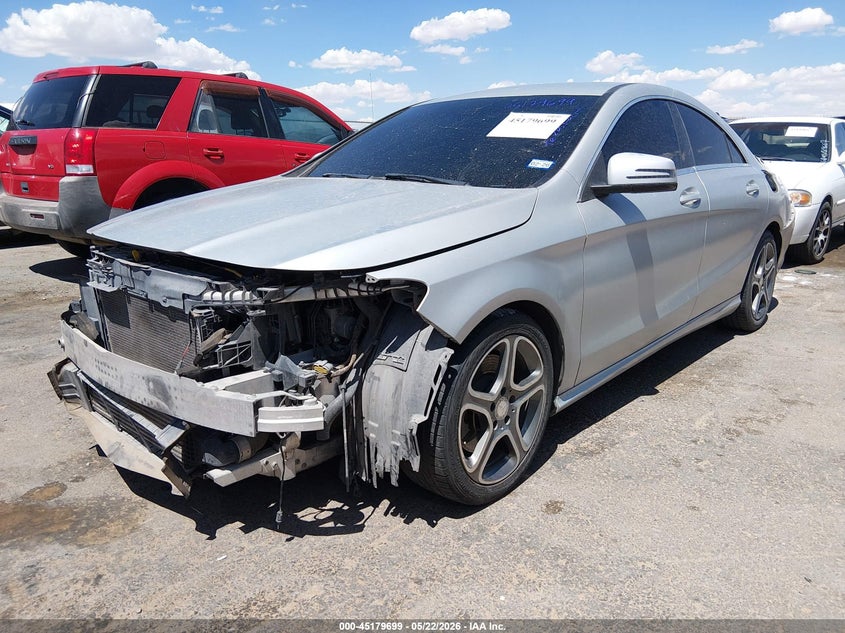 2014 Mercedes-benz VIN WDDSJ4EB1EN113169 IAAI salvage auction — FRONT & REAR, Salvage (Texas), sold $825 on 2026-07-22 (photo 2)