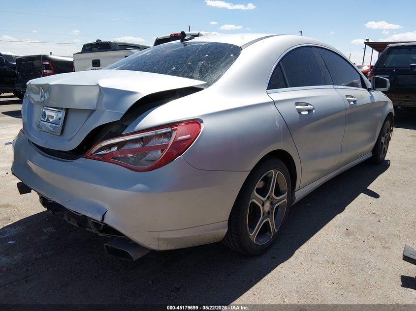 2014 Mercedes-benz VIN WDDSJ4EB1EN113169 IAAI salvage auction — FRONT & REAR, Salvage (Texas), sold $825 on 2026-07-22 (photo 4)