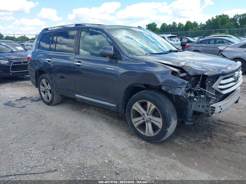2012 Toyota Highlander VIN 5TDDK3EH7CS145274 IAAI salvage auction — NORMAL WEAR, Salvage Title, sold $1,350 on 2026-07-29 (photo 1)