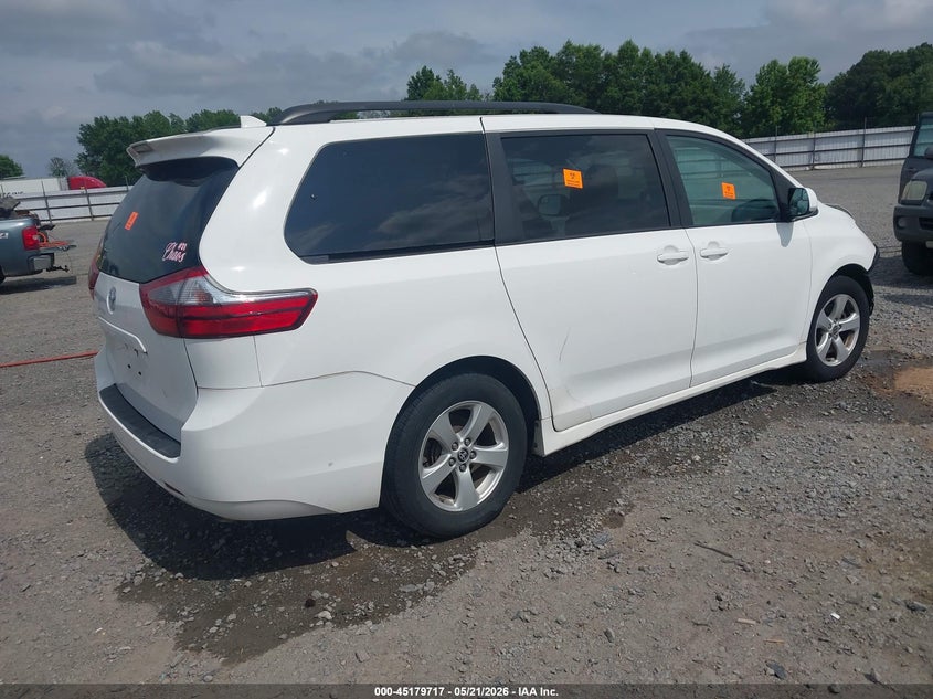 2020 Toyota Sienna VIN 5TDKZ3DC4LS068145 IAAI salvage auction — FRONT END, Salvage (Arkansas), sold $7,700 on 2026-07-15 (photo 4)