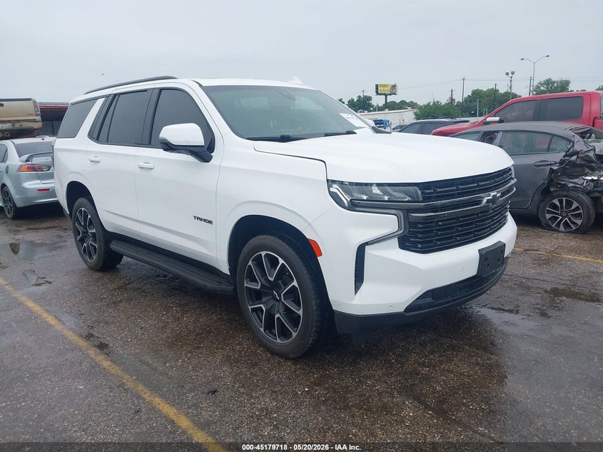 2021 Chevrolet Tahoe VIN 1GNSCRKD6MR306181 IAAI salvage auction — THEFT, Original (Texas), sold $27,500 on 2026-07-29 (photo 1)