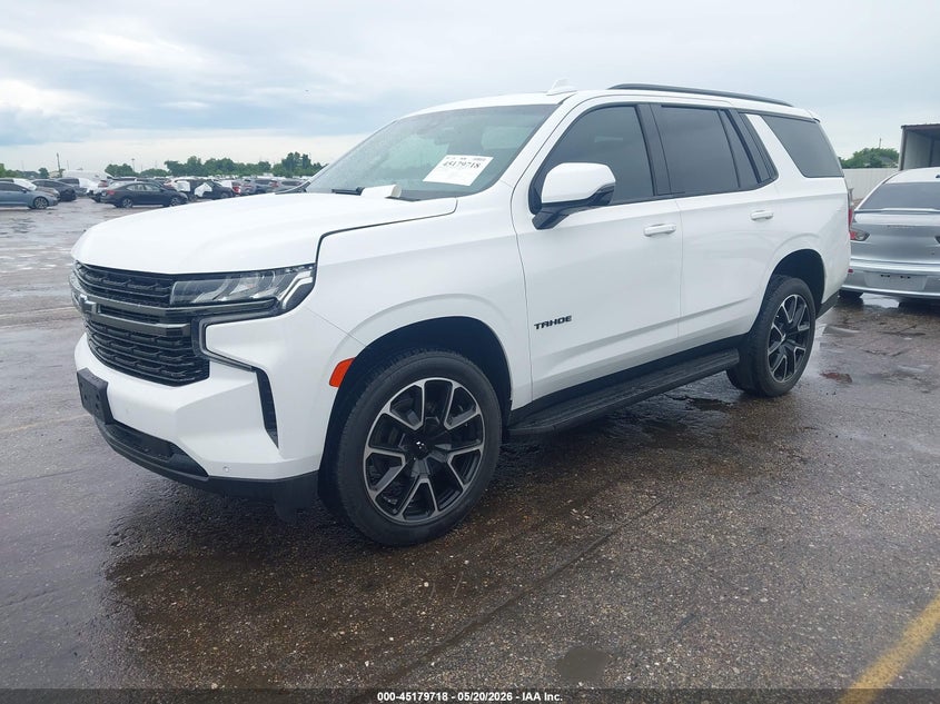 2021 Chevrolet Tahoe VIN 1GNSCRKD6MR306181 IAAI salvage auction — THEFT, Original (Texas), sold $27,500 on 2026-07-29 (photo 2)