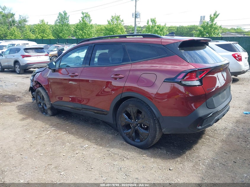 2025 Kia Sportage VIN 5XYK6CDF5SG265291 IAAI salvage auction — FRONT END, Mv-907A (New York), sold $9,700 on 2026-08-25 (photo 3)