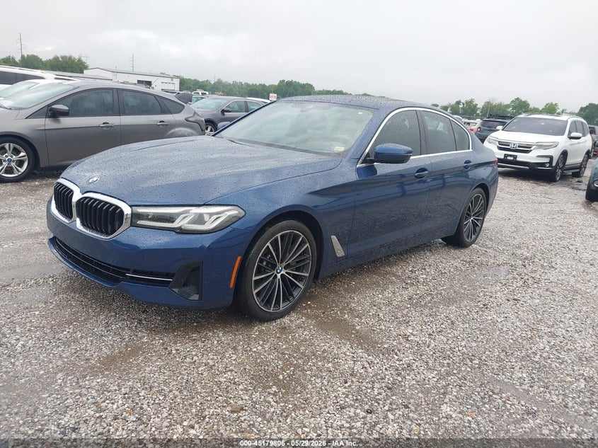 2021 BMW 5er VIN WBA53BH03MCF18296 IAAI salvage auction — HAIL, Salvage Title, sold $16,400 on 2026-07-27 (photo 2)