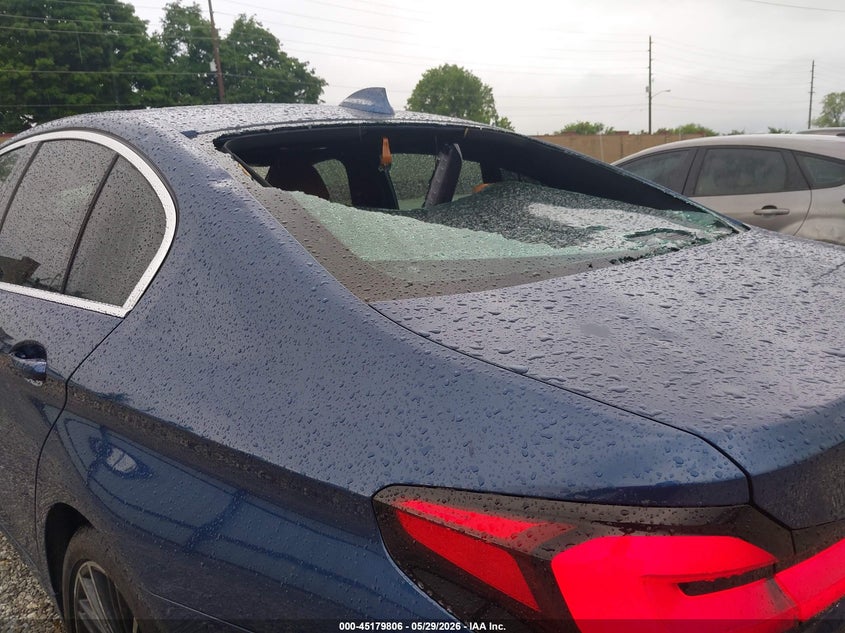 2021 BMW 5er VIN WBA53BH03MCF18296 IAAI salvage auction — HAIL, Salvage Title, sold $16,400 on 2026-07-27 (photo 6)