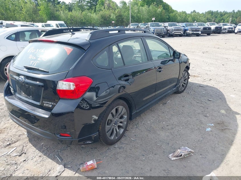2015 Subaru Impreza VIN JF1GPAT65F8326506 IAAI salvage auction — RIGHT FRONT, Salvage (Massachusetts), sold $400 on 2026-07-31 (photo 4)