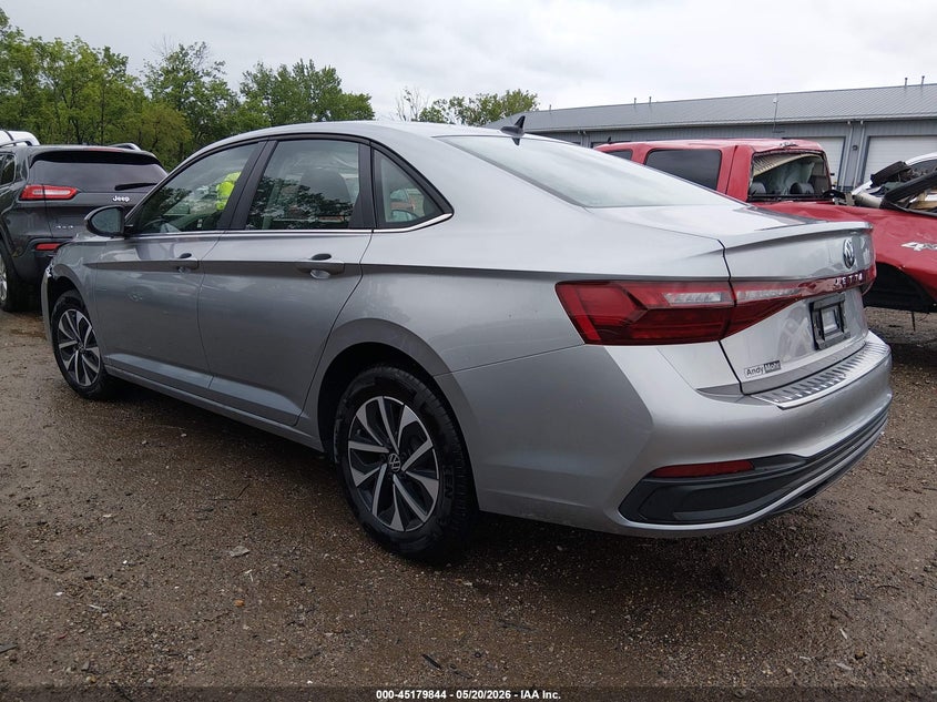 2025 Volkswagen Jetta VIN 3VW5X7BU7SM079612 IAAI salvage auction — FRONT END, Wait Title, sold $5,100 on 2026-10-01 (photo 3)
