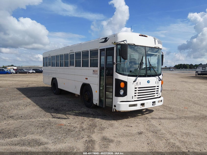 2011 Blue bird School bus / transit bus VIN 1BABFCPA7BF280985 IAAI salvage auction — ROOF, SF97 (Alabama), sold $1,000 on 2026-08-13 (photo 1)