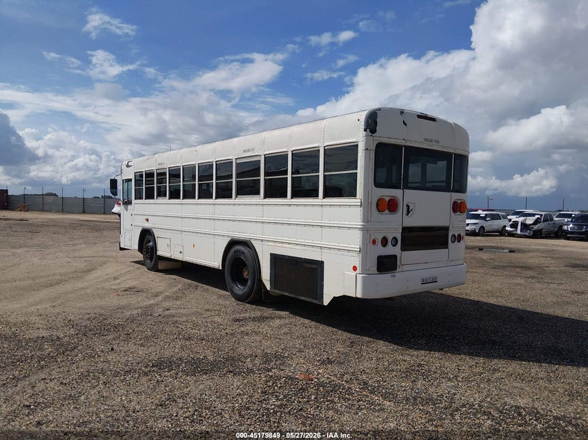 2011 Blue bird School bus / transit bus VIN 1BABFCPA7BF280985 IAAI salvage auction — ROOF, SF97 (Alabama), sold $1,000 on 2026-08-13 (photo 3)