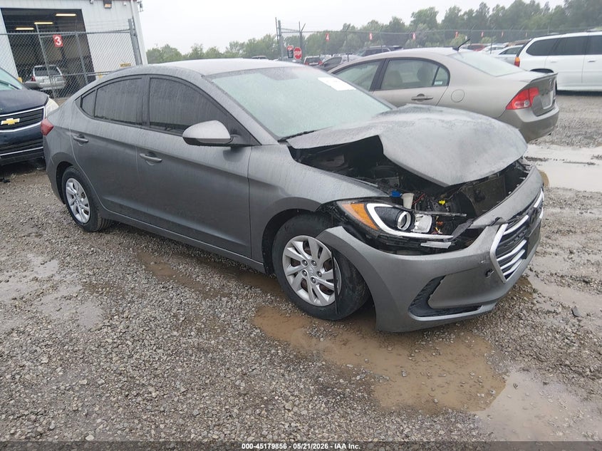 2017 Hyundai Elantra VIN KMHD74LF7HU110550 IAAI salvage auction — FRONT END, Salvage (Kentucky), sold $950 on 2026-07-20 (photo 1)