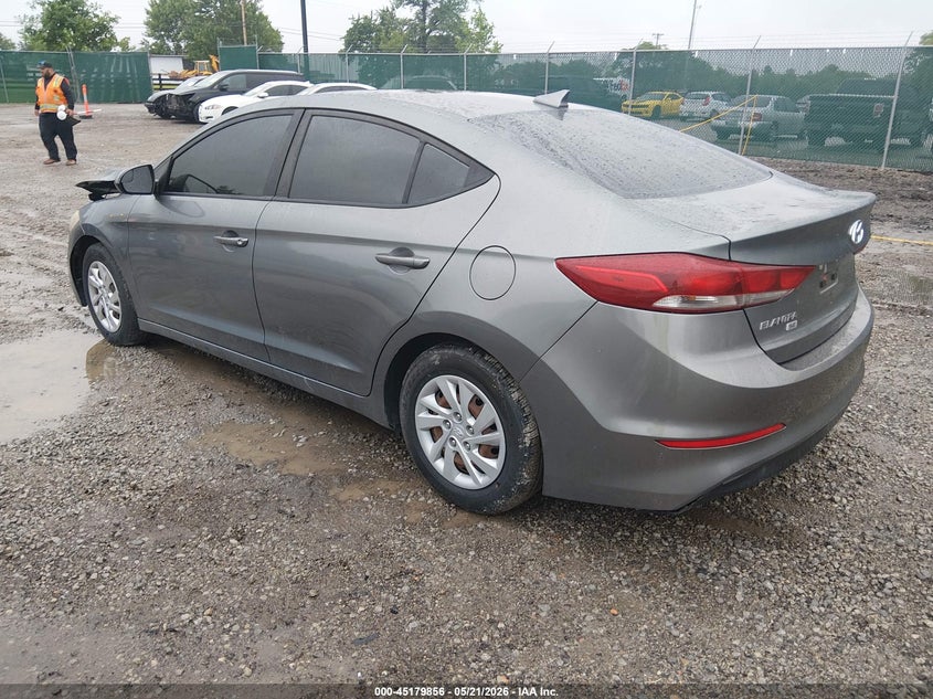 2017 Hyundai Elantra VIN KMHD74LF7HU110550 IAAI salvage auction — FRONT END, Salvage (Kentucky), sold $950 on 2026-07-20 (photo 3)