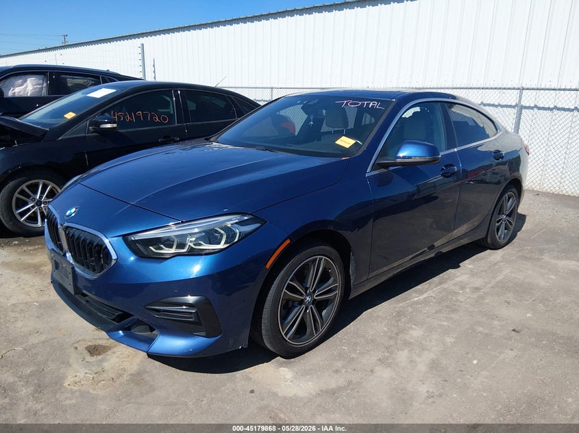 2023 BMW 2er VIN WBA73AK01P7N03141 IAAI salvage auction — HAIL, Salvage Title, sold $8,800 on 2026-08-01 (photo 2)