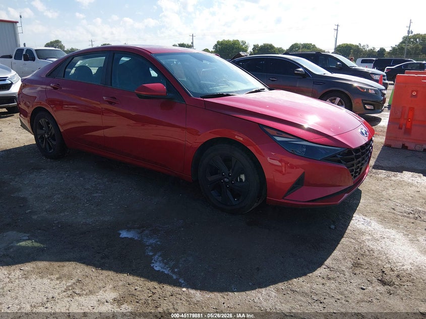 2022 Hyundai Elantra VIN 5NPLS4AG3NH075232 IAAI salvage auction — HAIL, Salvage (Kansas), sold $4,700 on 2026-07-17 (photo 1)