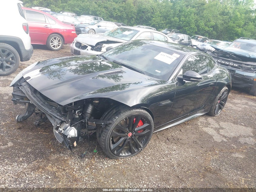 2015 Jaguar F-type VIN SAJWA6BU9F8K18427 IAAI salvage auction — FRONT END, Salvage (Ohio), sold $2,100 on 2026-07-14 (photo 2)
