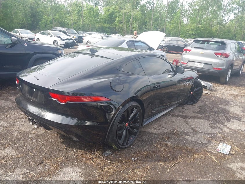 2015 Jaguar F-type VIN SAJWA6BU9F8K18427 IAAI salvage auction — FRONT END, Salvage (Ohio), sold $2,100 on 2026-07-14 (photo 4)