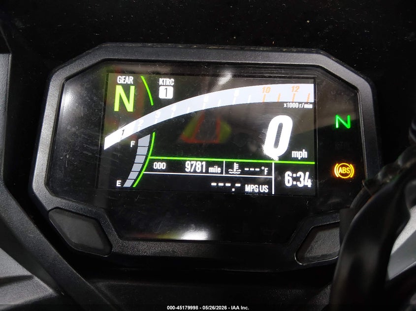 2024 Kawasaki Ninja VIN ML5EXEP12RDAC6594 IAAI salvage auction — REAR END, Salvage (Tennessee), sold $1,150 on 2026-07-29 (photo 7)