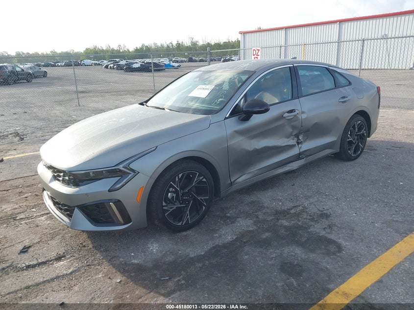 2026 Kia K5 VIN KNAG64J75T5451235 IAAI salvage auction — SIDE, Rebuildable (Florida), sold $10,400 on 2026-07-15 (photo 2)