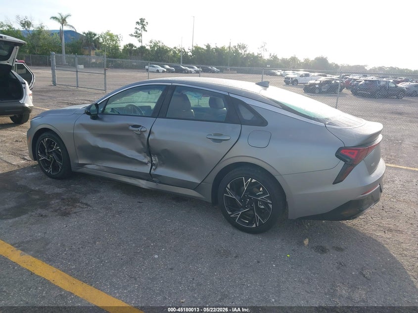 2026 Kia K5 VIN KNAG64J75T5451235 IAAI salvage auction — SIDE, Rebuildable (Florida), sold $10,400 on 2026-07-15 (photo 3)