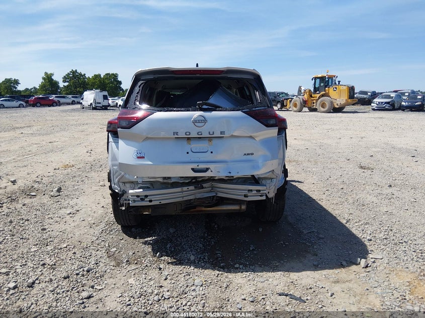 2025 Nissan Rogue VIN 5N1BT3AB9SC774309 IAAI salvage auction — REAR END, Salvage Title, sold $8,375 on 2026-07-29 (photo 6)