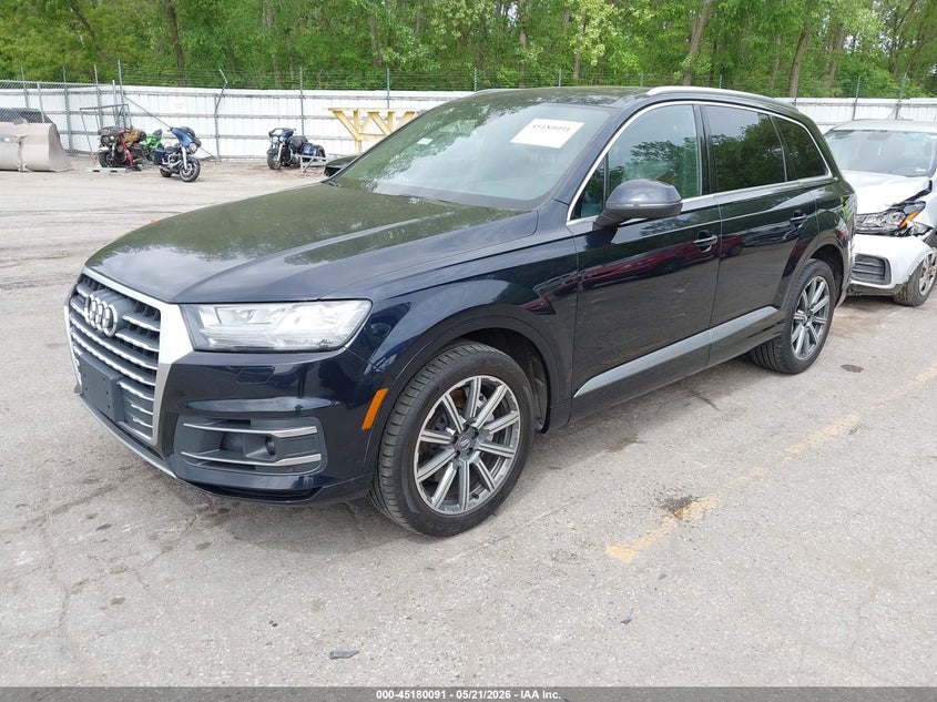 2018 Audi Q7 VIN WA1VAAF77JD018383 IAAI salvage auction — REAR END, Clear (Michigan), sold $6,750 on 2026-07-20 (photo 2)