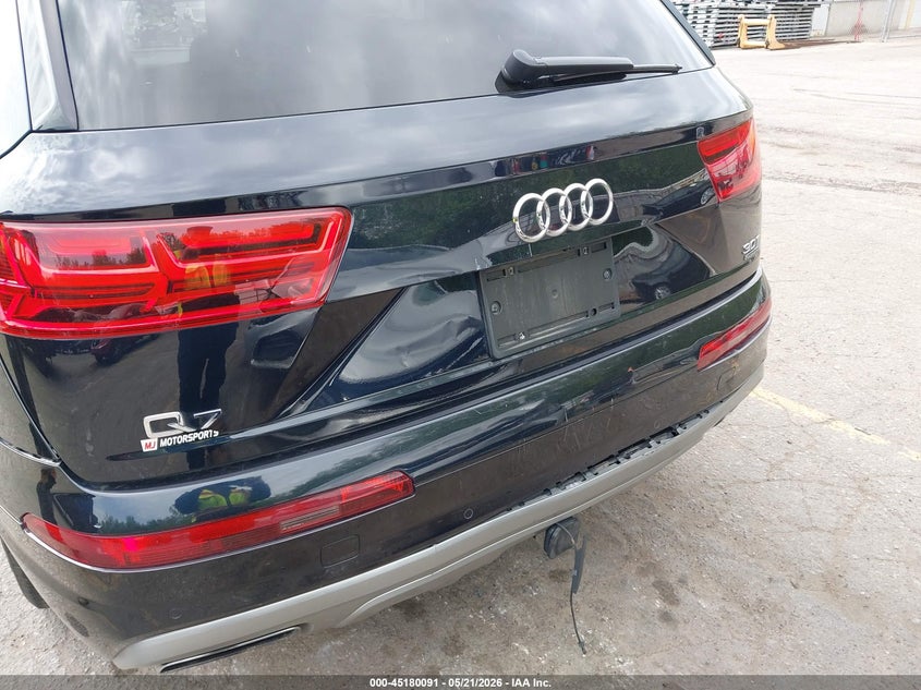 2018 Audi Q7 VIN WA1VAAF77JD018383 IAAI salvage auction — REAR END, Clear (Michigan), sold $6,750 on 2026-07-20 (photo 6)