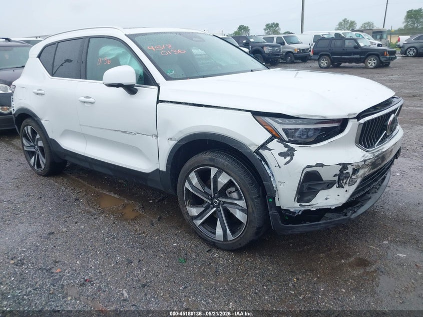 2024 Volvo Xc40 VIN YV4L12UF7R2351653 IAAI salvage auction — SIDE, Salvage (Pennsylvania), sold $7,050 on 2026-08-05 (photo 1)