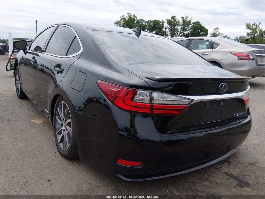 2016 Lexus ES VIN JTHBW1GG9G2105567 IAAI salvage auction — REAR END, Salvage (New Jersey), sold $6,100 on 2026-09-07 (photo 3)