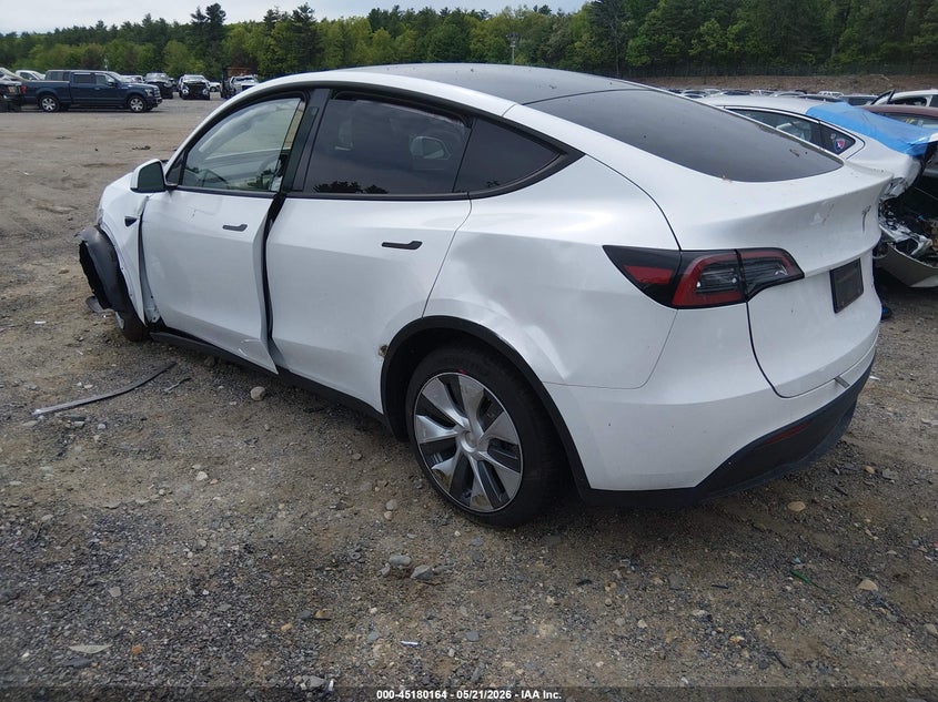 2023 Tesla Model y VIN 7SAYGDEE3PA057122 IAAI salvage auction — FRONT END, Salvage (Massachusetts), sold $9,850 on 2026-07-09 (photo 3)