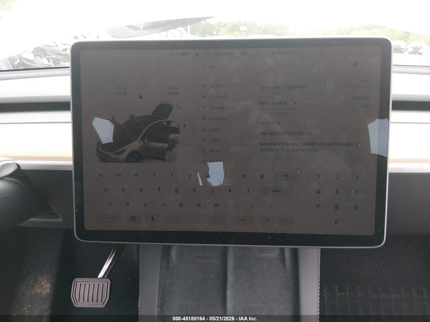 2023 Tesla Model y VIN 7SAYGDEE3PA057122 IAAI salvage auction — FRONT END, Salvage (Massachusetts), sold $9,850 on 2026-07-09 (photo 7)