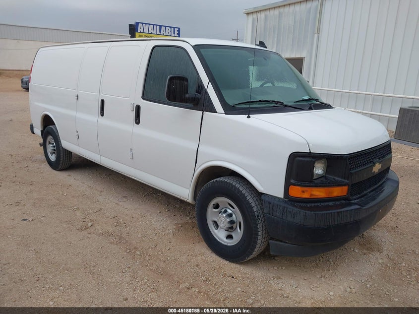 2017 Chevrolet Express 3500 VIN 1GCZGHFG4H1272899 IAAI salvage auction — NORMAL WEAR, Sf97 (Texas), sold $23,150 on 2026-07-07 (photo 1)