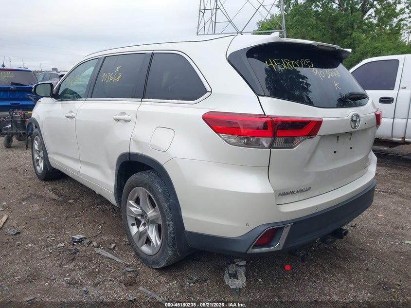 2018 Toyota Highlander VIN 5TDDZRFH3JS903668 IAAI salvage auction — FRONT END, Clear (Indiana), sold $9,900 on 2026-07-15 (photo 3)