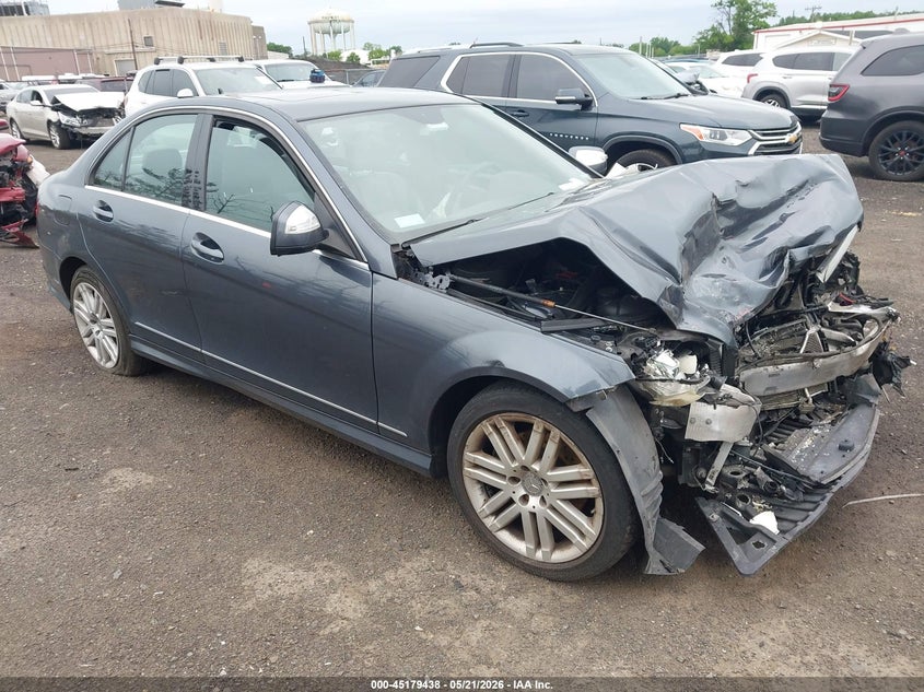 2008 Mercedes-benz C class VIN WDDGF81X68F110363 IAAI salvage auction — FRONT END, Salvage (New Jersey), sold $550 on 2026-08-03 (photo 1)