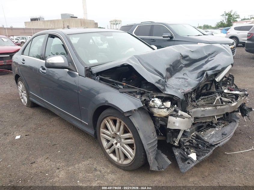 2008 Mercedes-benz C class VIN WDDGF81X68F110363 IAAI salvage auction — FRONT END, Salvage (New Jersey), sold $550 on 2026-08-03 (photo 6)
