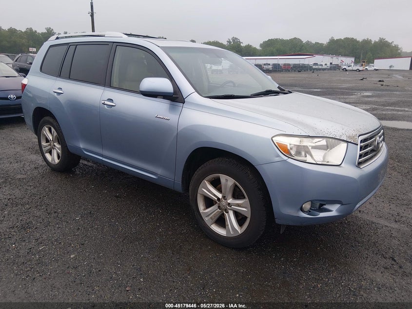 2008 Toyota Highlander VIN JTEES42A082050745 IAAI salvage auction — UNKNOWN, Salvage - 75% Or Less (Maryland), sold $2,400 on 2026-07-08 (photo 1)