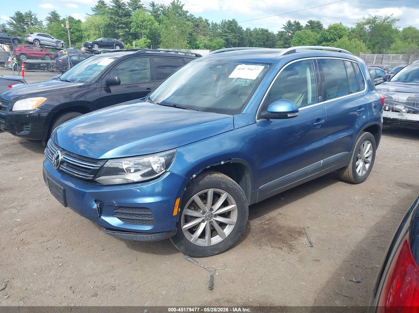 2017 Volkswagen Tiguan VIN WVGSV7AX2HK002486 IAAI salvage auction — FRONT END, Salvage Title, sold $1,750 on 2026-07-24 (photo 2)