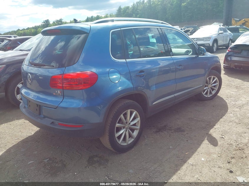 2017 Volkswagen Tiguan VIN WVGSV7AX2HK002486 IAAI salvage auction — FRONT END, Salvage Title, sold $1,750 on 2026-07-24 (photo 4)